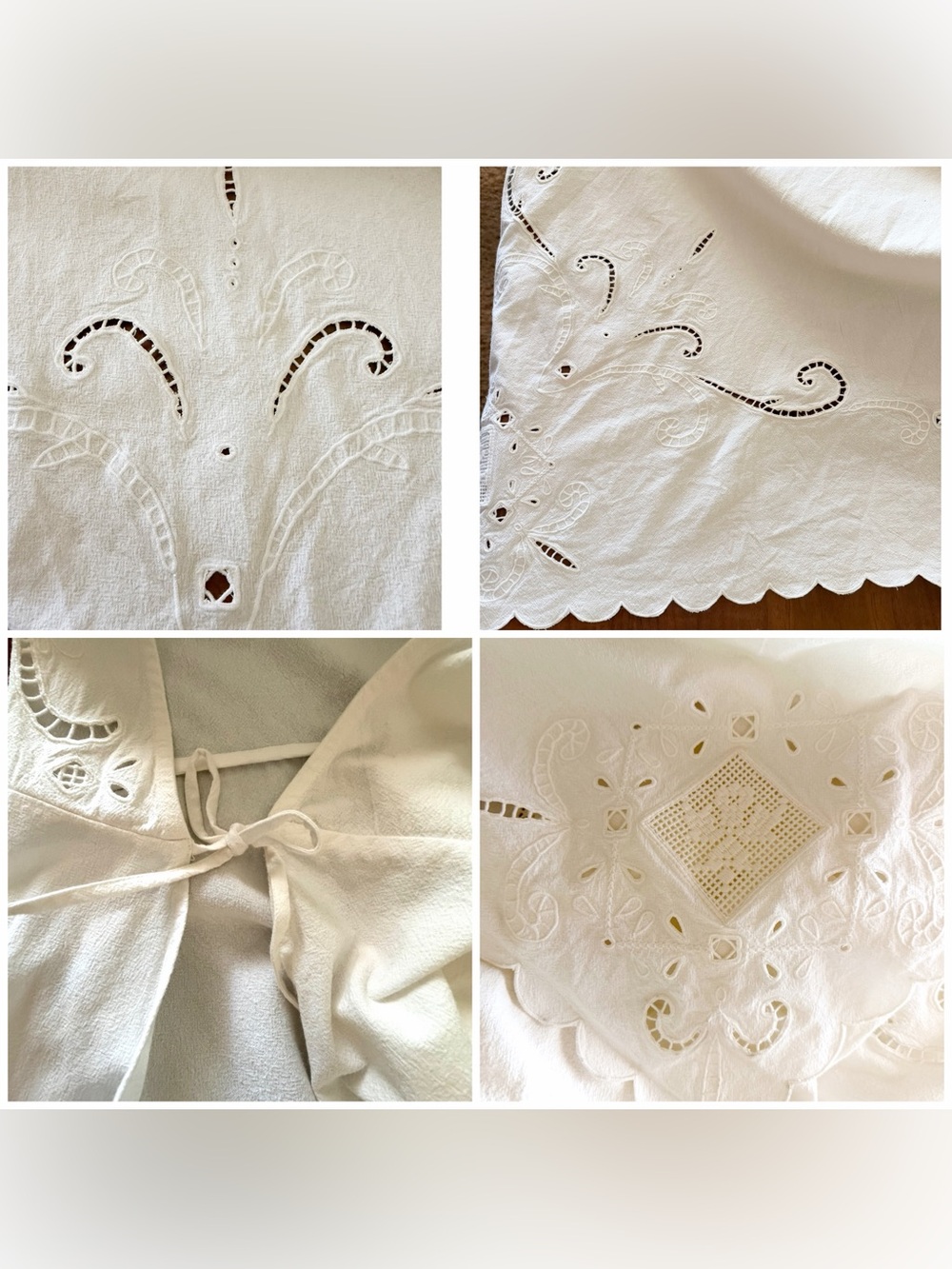 NWT Free People White Adjustable Maxi Top Dress 100% Cotton M Beautiful Piece** - Picture 9 of 9